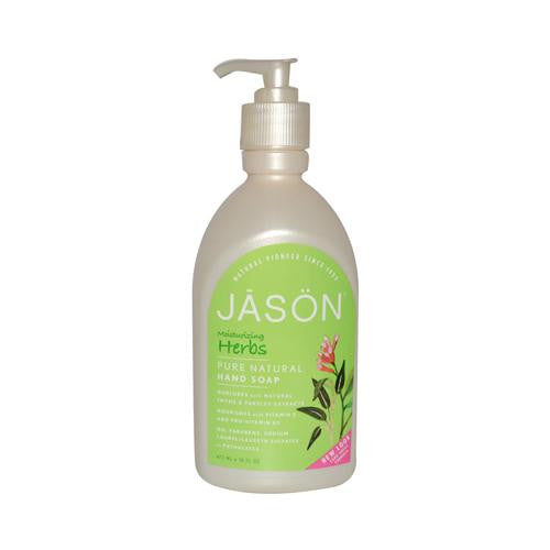 Jason Satin Soap Liquid Herbal Extracts - 16 Fl Oz