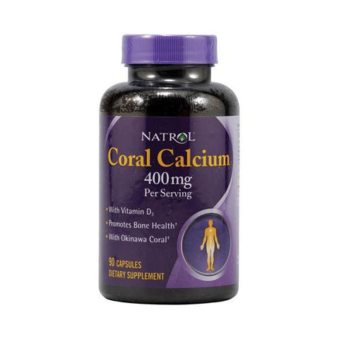 Natrol Coral Calcium - 400 Mg - 90 Capsules