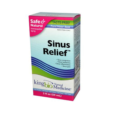 King Bio Homeopathic Sinus Relief Spray - 2 Fl Oz