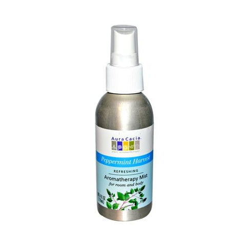 Aura Cacia Aromatherapy Mist Peppermint Harvest - 4 Fl Oz