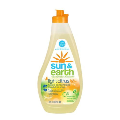 Sun And Earth Hyoallergenic Ultra Dishwashing Liquid - 13 Fl Oz