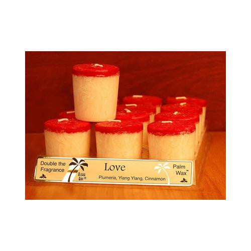 Aloha Bay Votive Candle - Love - Case Of 12 - 2 Oz