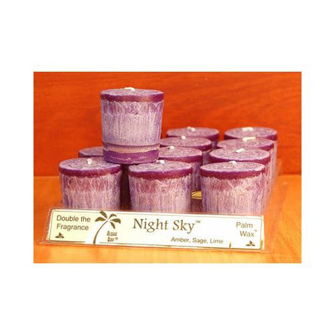 Aloha Bay Votive Candle - Night Sky - Case Of 12 - 2 Oz