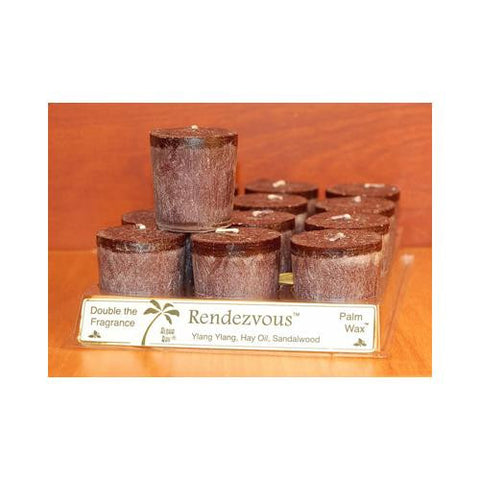 Aloha Bay Candle Votive Essential Oil Rendezvous - 12 Candles - Case Of 12