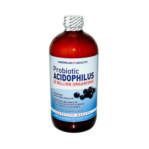 American Health Probiotic Acidophilus Blueberry - 15 Fl Oz