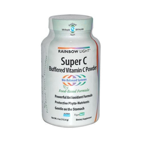 Rainbow Light Super C Buffered Vitamin C Powder - 4 Oz