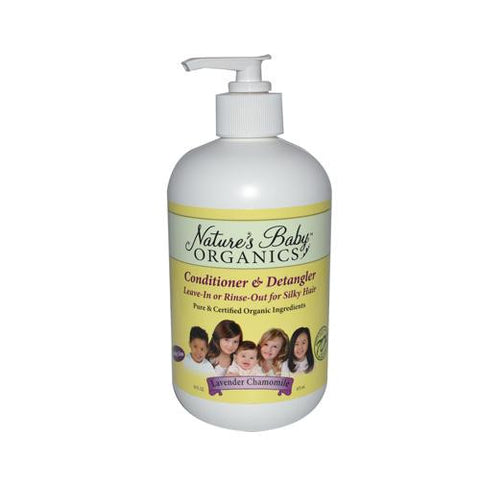 Nature's Baby Organics Conditioner And Detangler Lavender Chamomile - 16 Fl Oz