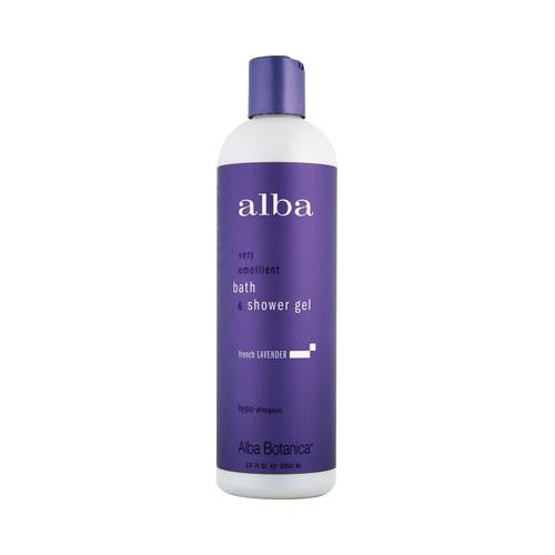 Alba Botanica Very Emollient Bath And Shower Gel French Lavender - 12 Fl Oz