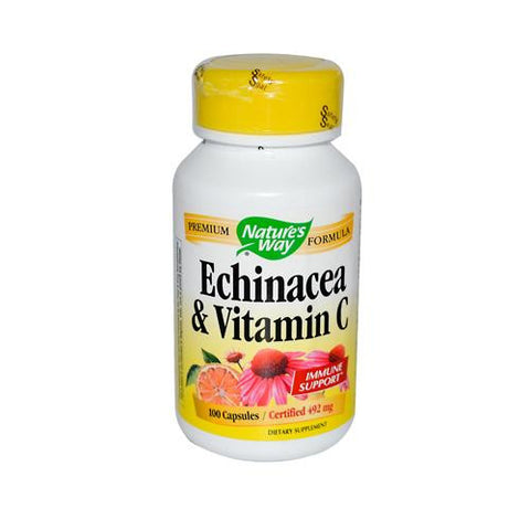 Nature's Way Echinacea And Vitamin C - 492 Mg - 100 Capsules