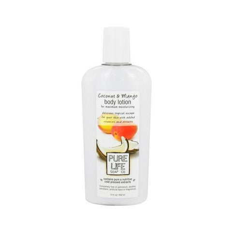 Pure Life Body Lotion Coconut And Mango - 14.9 Fl Oz