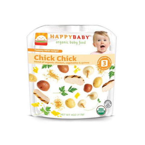 Happy Baby Organic Baby Food Stage 3 Chick Chick - 4 Oz - Case Of 16