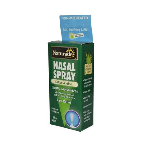 Naturade Nasal Spray Saline And Aloe - 1.5 Fl Oz