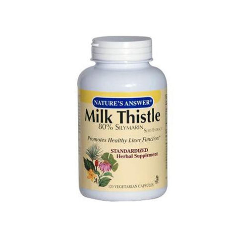 Nature's Answer Milk Thistle Seed Extract - 120 Vegetarian Capsules