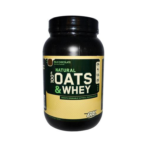 Optimum Nutrition Natural Oats And Whey Milk Chocolate - 3 Lbs