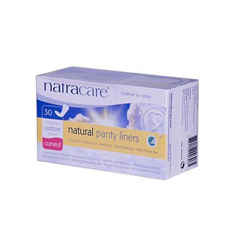 Natracare Natural Curved Panty Liners - 30 Pack