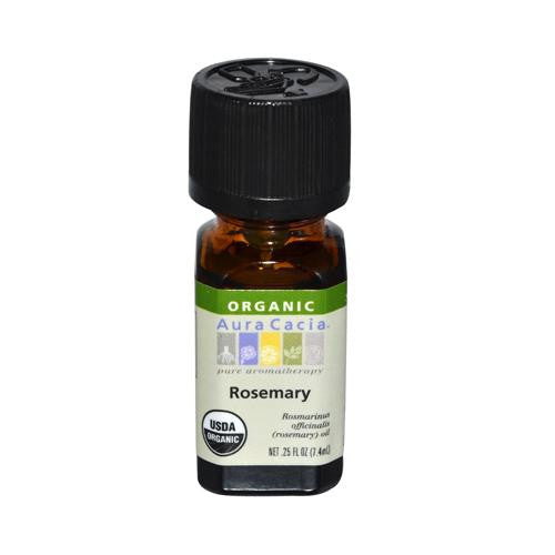 Aura Cacia Organic Essential Oil - Rosemary - .25 Oz