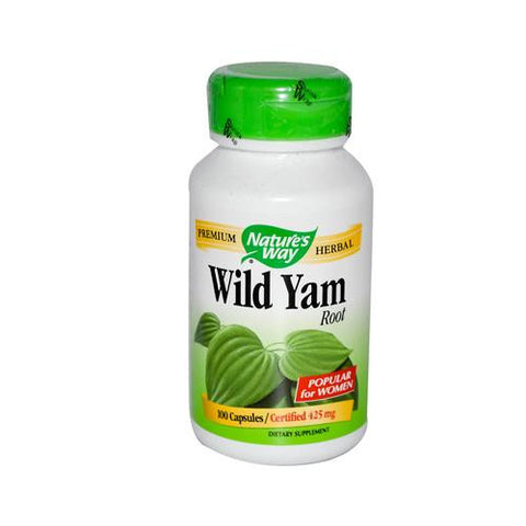 Nature's Way Wild Yam Root - 425 Mg - 100 Capsules