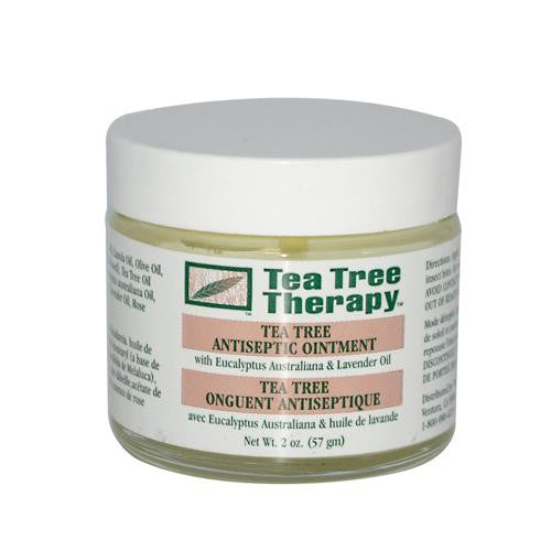 Tea Tree Therapy Antiseptic Ointment Eucalyptus Australiana And Lavender Oil - 2 Oz