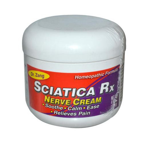 Dr. Zang Sciatica Rx Nerve Cream Homeopathic Formula - 4 Oz