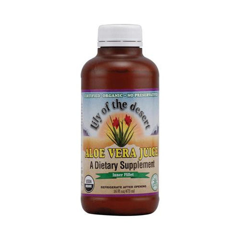 Lily Of The Desert Organic Aloe Vera Juice Inner Fillet - 16 Fl Oz