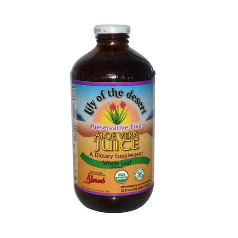 Lily Of The Desert Organic Aloe Vera Juice Whole Leaf - 32 Fl Oz