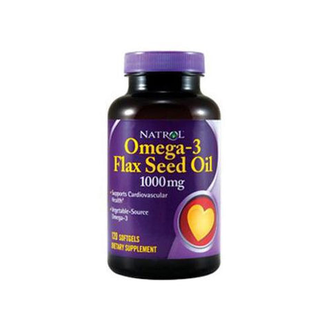 Natrol Flax Seed Oil - 1000 Mg - 120 Softgels