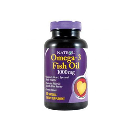 Natrol Omega-3 Fish Oil Lemon - 1000 Mg - 90 Softgels