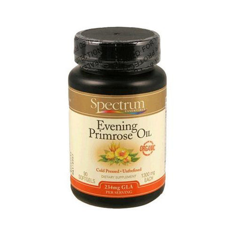 Spectrum Essentials Organic Evening Primrose Oil - 1300 Mg - 90 Capsules