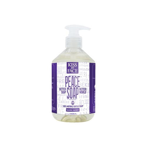 Kiss My Face Castile Peace Soap Lavender Mandarin - 17 Oz