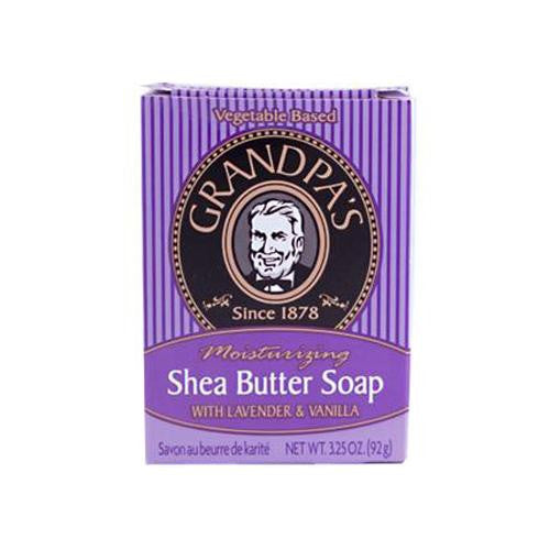 Grandpa's Shea Butter Bar Soap With Lavender And Vanilla - 3.25 Oz