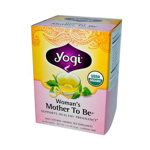 Yogi Organic Woman's Mother To Be Herbal Tea Caffeine Free - 16 Tea Bags - Case Of 6