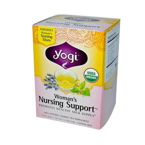 Yogi Organic Woman's Nursing Support - 16 Tea Bags - Case Of 6