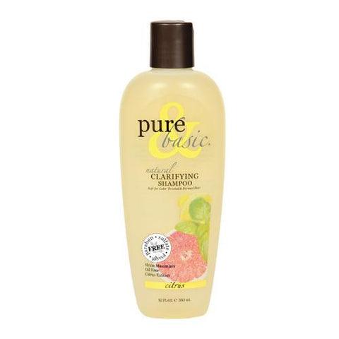 Pure And Basic Clarifying Shampoo Citrus - 12 Fl Oz