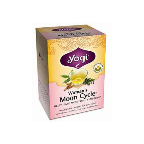 Yogi Woman's Moon Cycle Herbal Tea Caffeine Free - 16 Tea Bags - Case Of 6