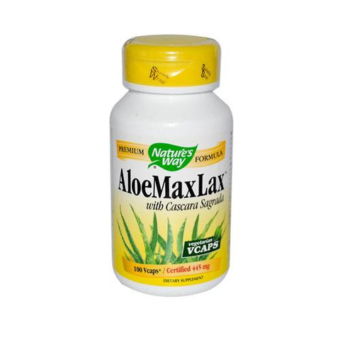 Nature's Way Aloemaxlax With Cascara Sagrada - 100 Vegetarian Capsules