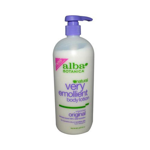 Alba Botanica Very Emollient Body Lotion Unscented - 32 Fl Oz