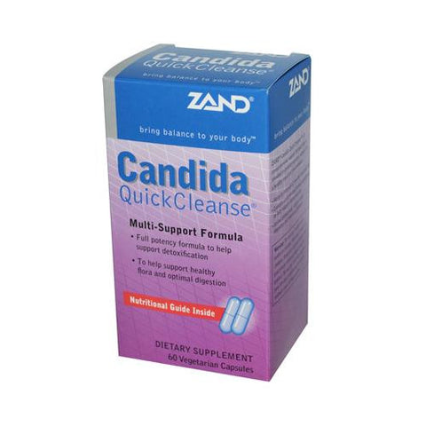 Zand Candida Quick Cleanse Multi-support Formula - 60 Vegetarian Capsules