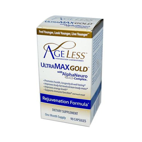 Ageless Foundation Ultramax Gold With Alphaneuro Complex - 90 Capsules