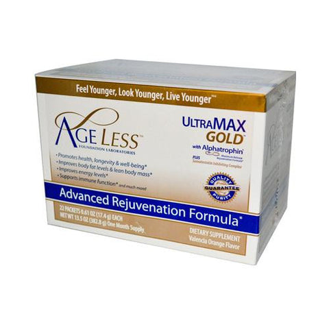 Ageless Foundation Ultramax Gold With Alphatrophin Valencia Orange - 22 Packets