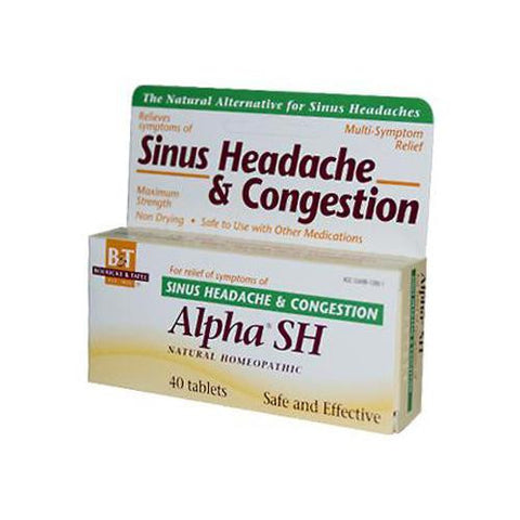 Boericke And Tafel Alpha Sh Sinus Headache - 40 Tablets