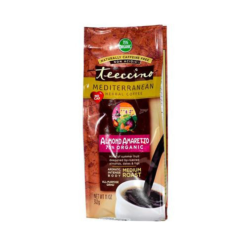 Teeccino Mediterranean Herbal Coffee Almond Amaretto - 11 Oz - Case Of 6