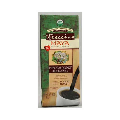 Teeccino Herbal Coffee French Roast Maya Dark Roast - 11 Oz - Case Of 6