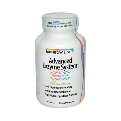 Rainbow Light Advanced Enzyme System - 90 Vegetarian Capsules