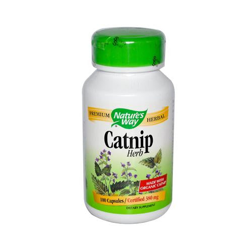 Nature's Way Organic Catnip Herb - 100 Capsules