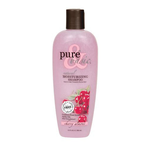 Pure And Basic Natural Moisturizing Shampoo Cherry Almond - 12 Fl Oz