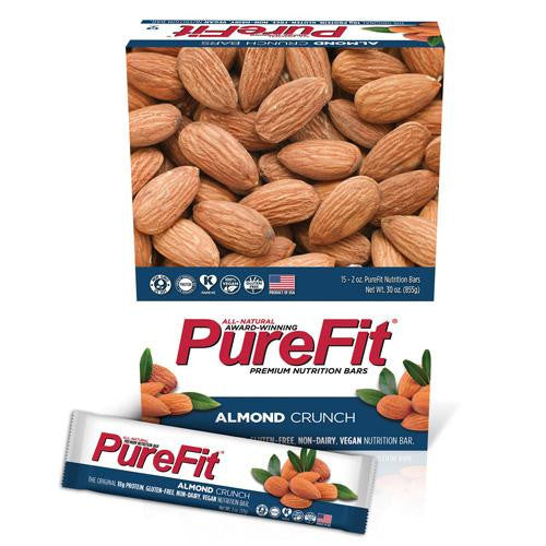 Pure Fit Bar - Almond Crunch - Case Of 15 - 2 Oz