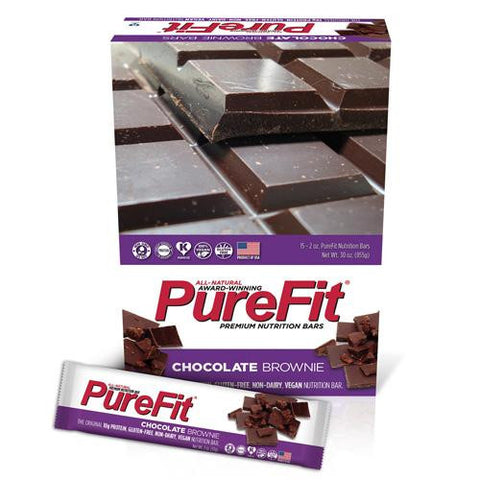 Pure Fit Bar - Chocolate Brownie - Case Of 15 - 2 Oz