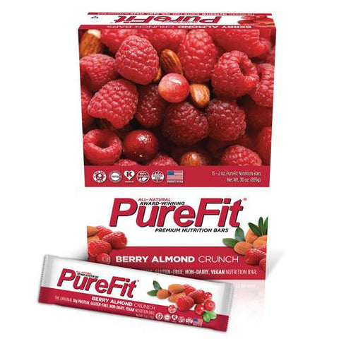 Pure Fit Bar - Berry Almond - Case Of 15 - 2 Oz