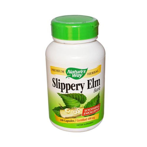 Nature's Way Slippery Elm Bark - 100 Capsules