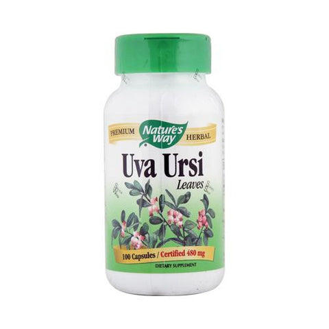 Nature's Way Uva Ursi Leaves - 480 Mg - 100 Capsules